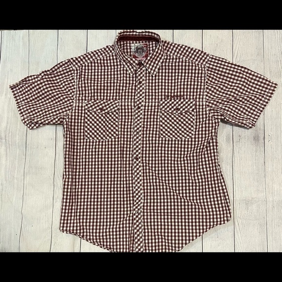 Live Mechanics LS Embroidered Plaid Shirt Mens 3XL - Picture 1 of 10